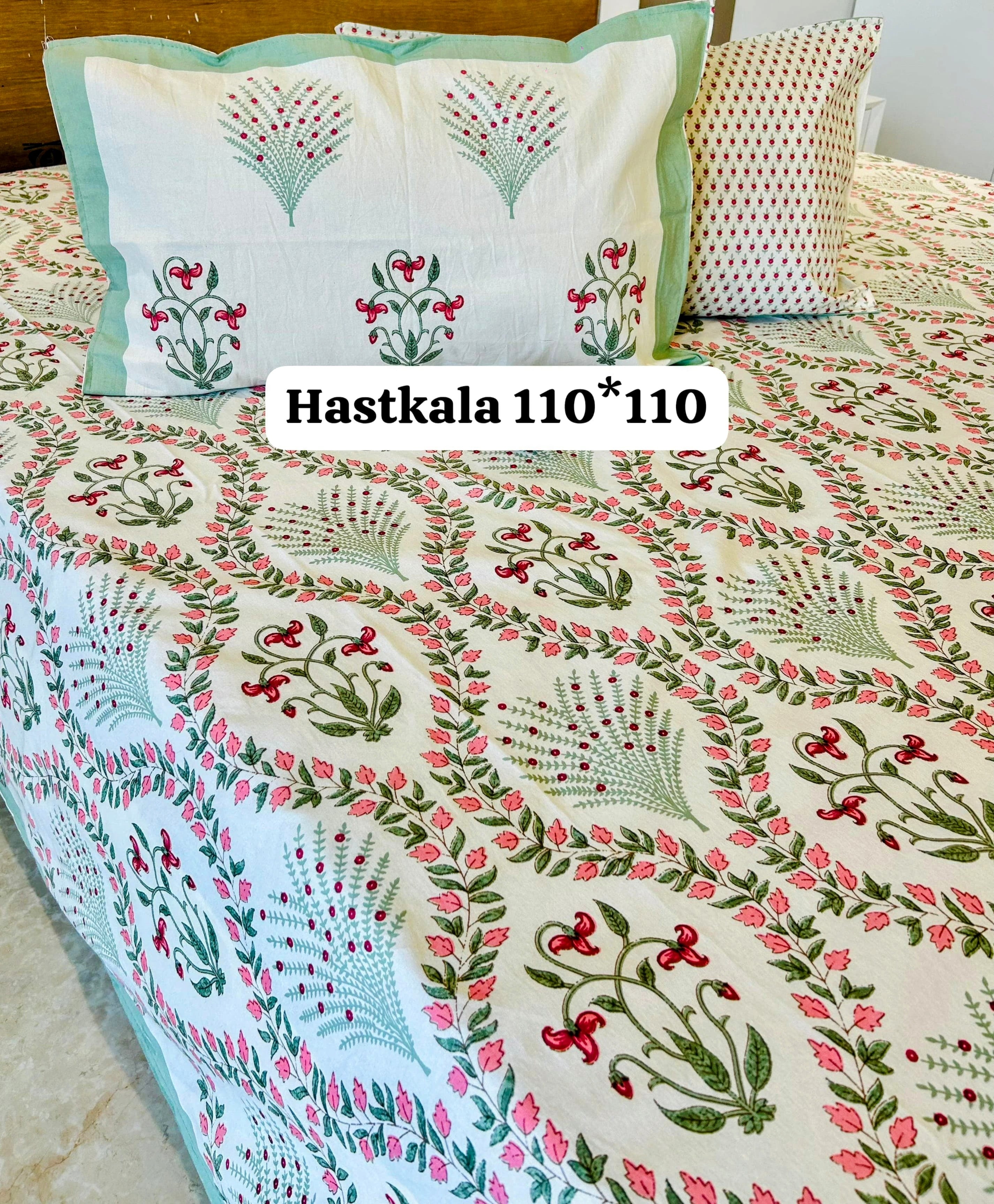 MUGHAL FLORAL BEDSHEET - Cool Threadz