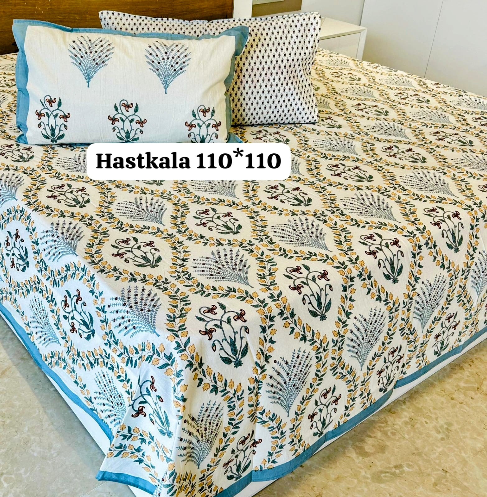 MUGHAL FLORAL BEDSHEET - Cool Threadz