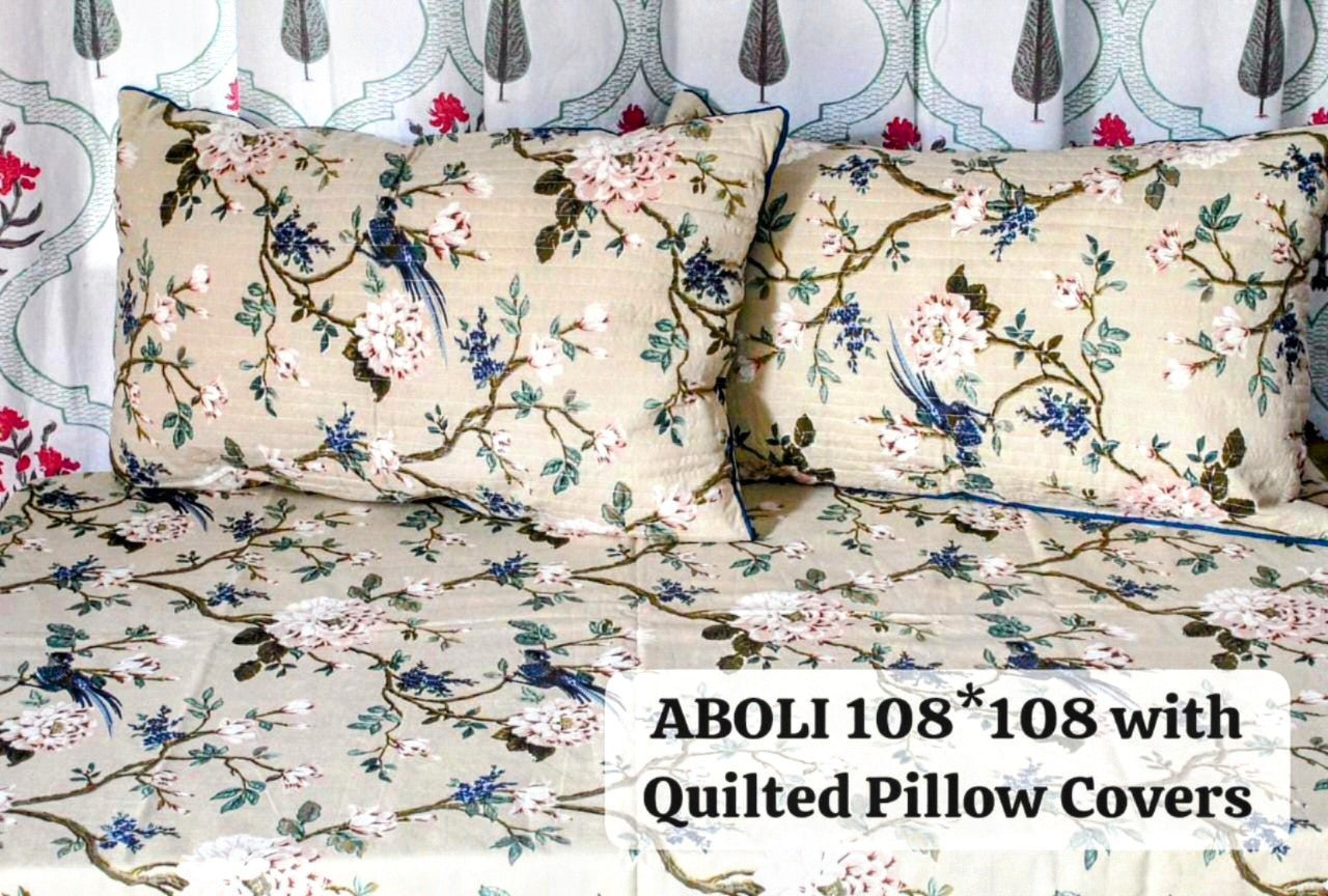 ABOLI FLORAL BEDSHEET,Bedsheets