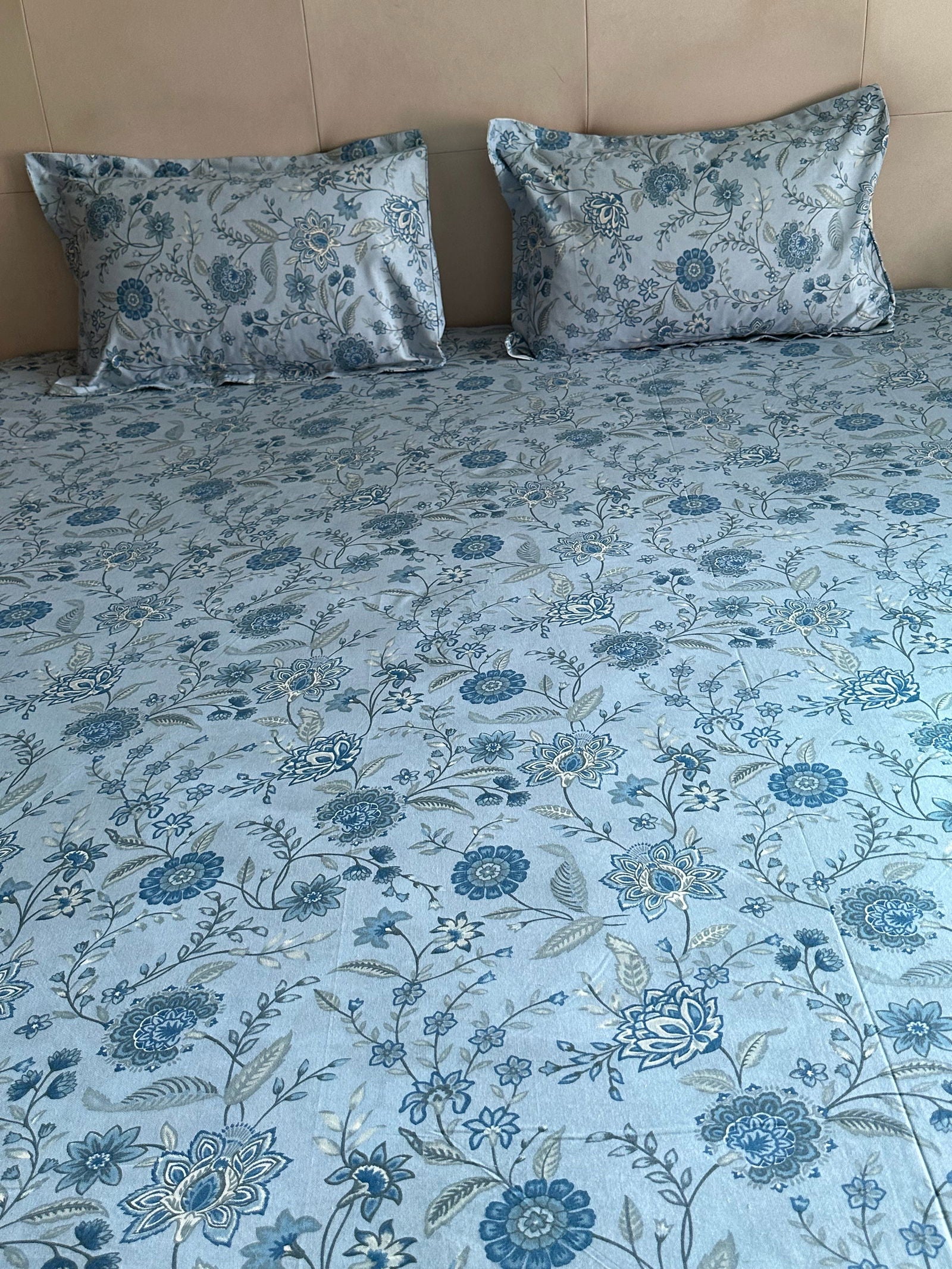 Blue Floral Bedding Set - Cool Threadz