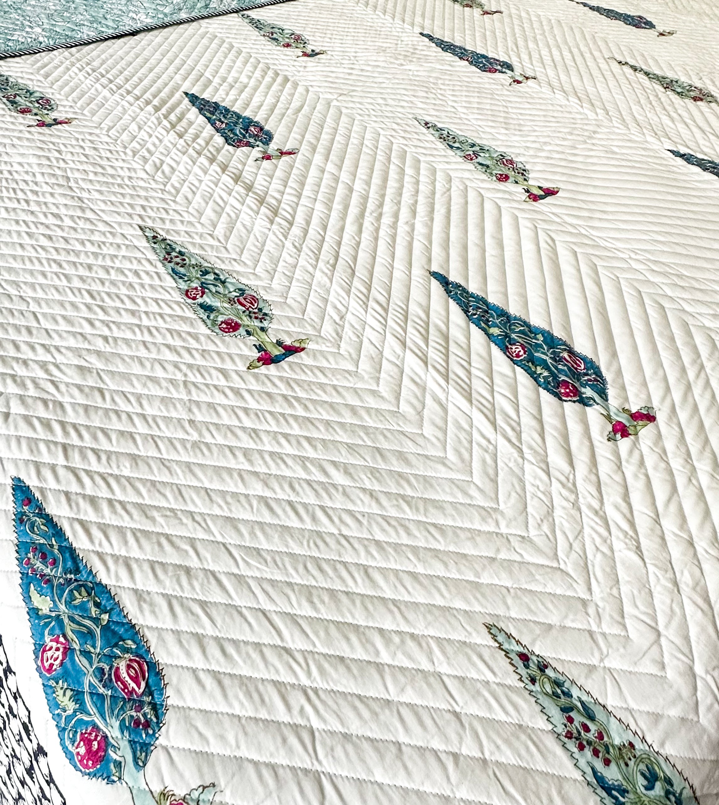 Pine Forest Quilted Bedcover