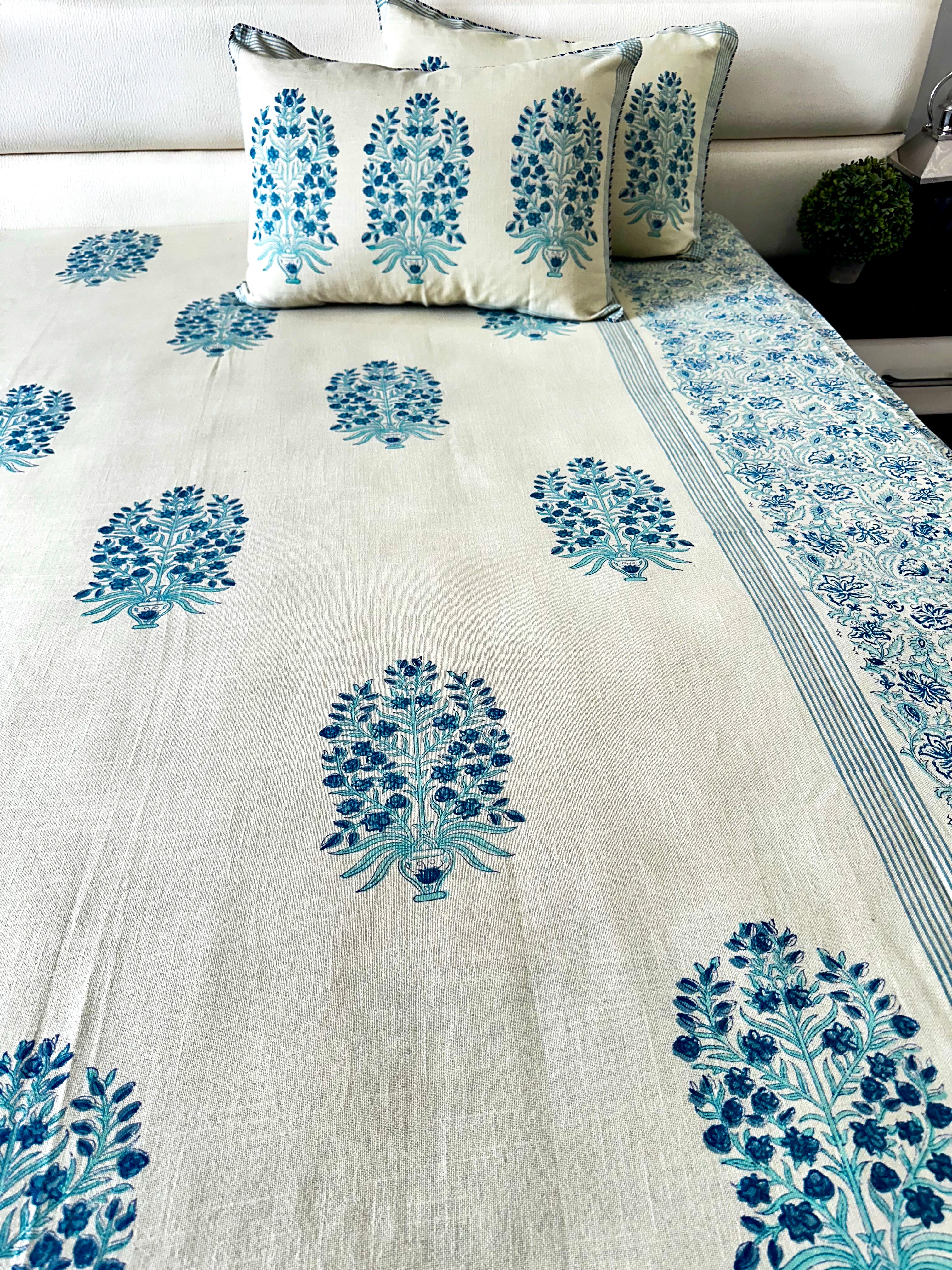 Blue Iris Bedcover