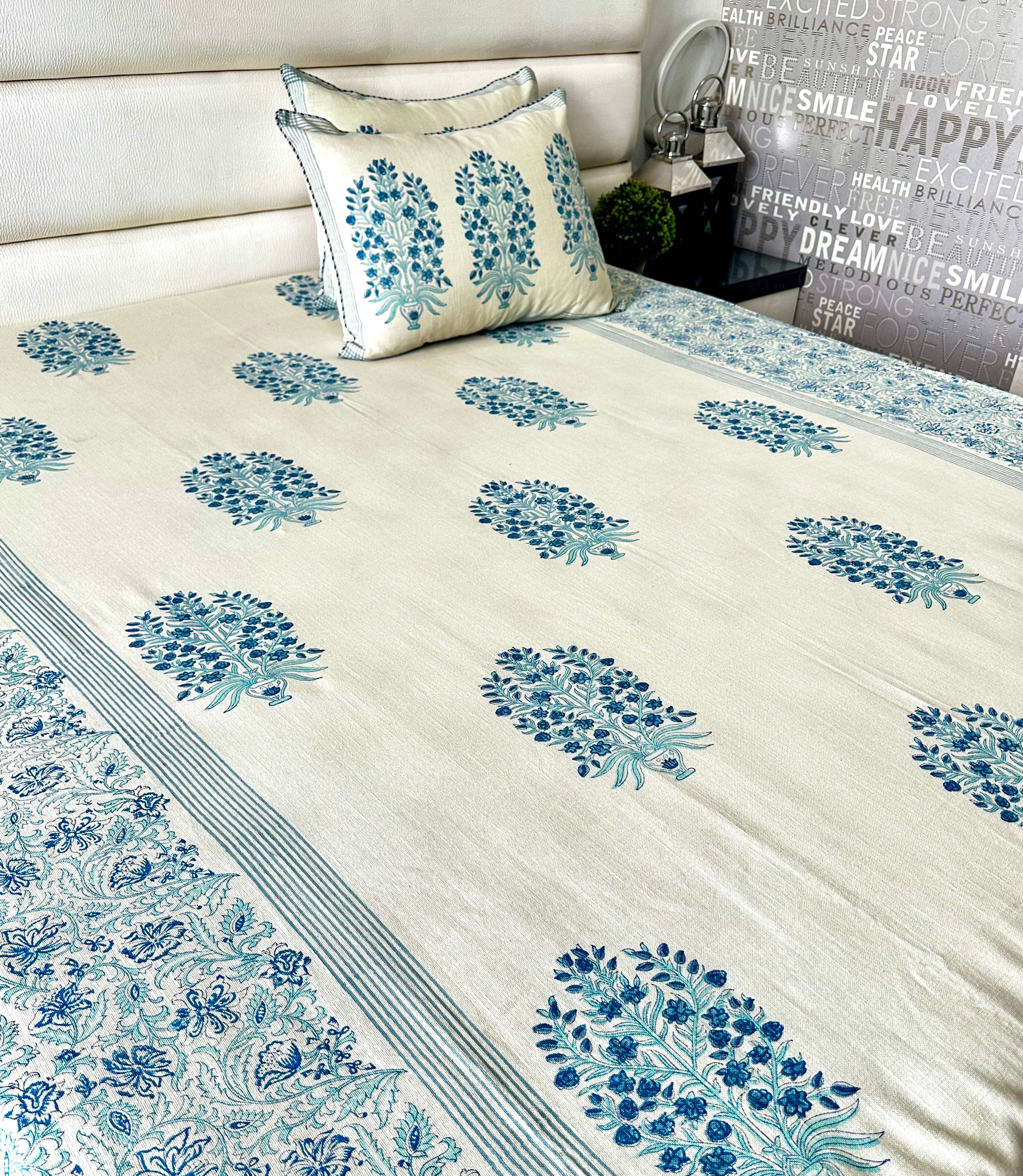 Blue Iris Bedcover